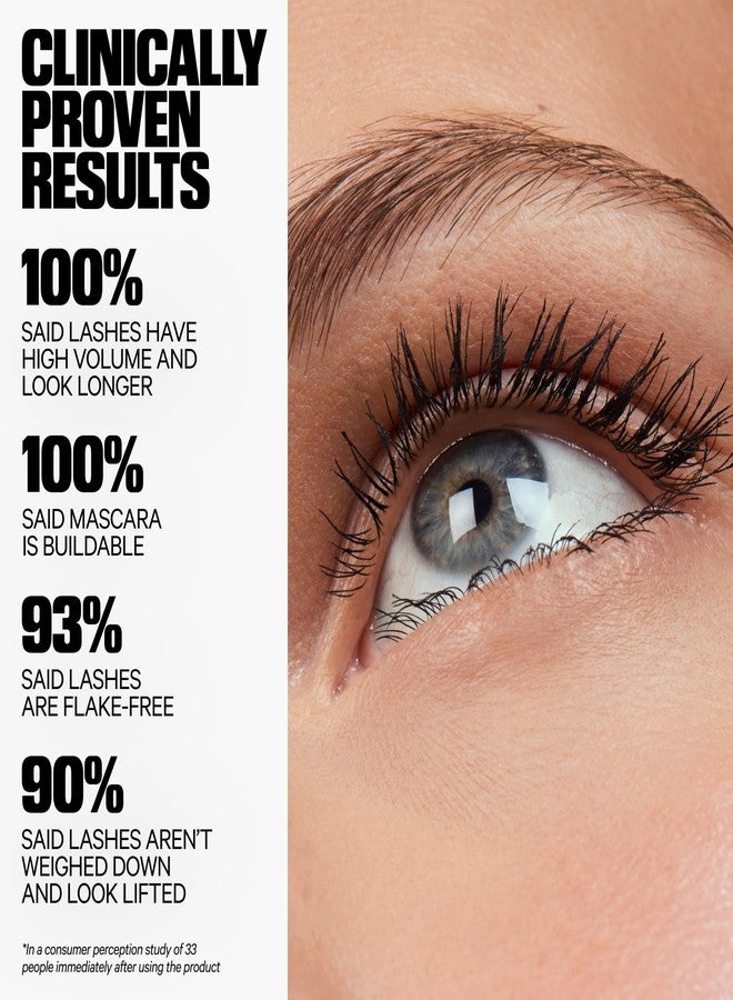 Milk Makeup KUSH Big Hit Volumizing Mascara – 12HR High-Volume Mascara for Lifting, Lengthening + Defining Lashes – Clump + Smudge-Free, Weightless + Safe for Sensitive Eyes – Black, 0.14 oz - Image 3